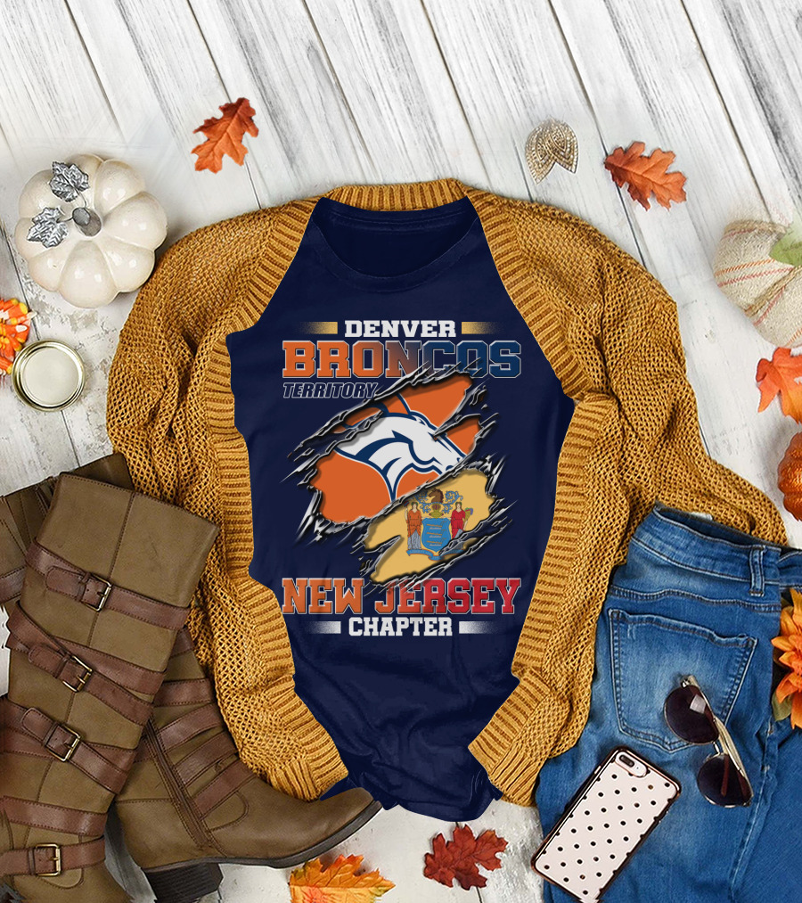 DENVER BRONCOS TERRITORY NEW JERSEY CHAPTER T-Shirt