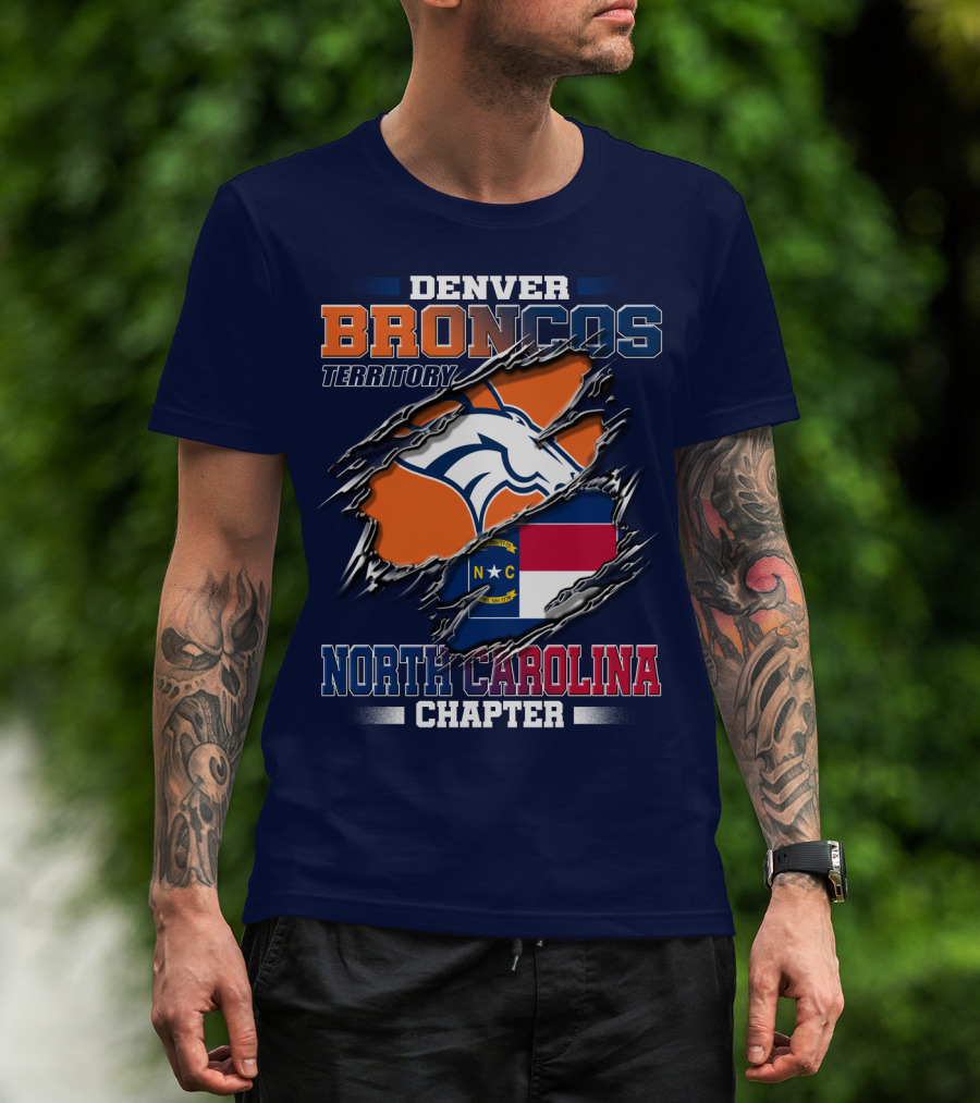 Denver Broncos Territory North Carolina Chapter T-Shirt