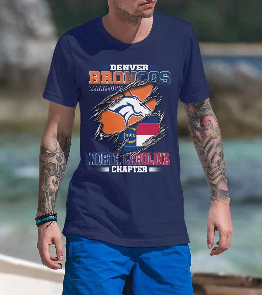 Denver Broncos Territory North Carolina Chapter T-Shirt