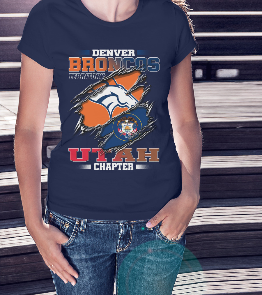 Denver Broncos Territory Utah Chapter T-Shirt