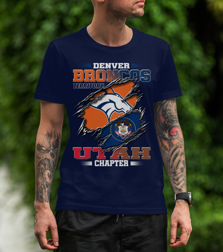 Denver Broncos Territory Utah Chapter T-Shirt