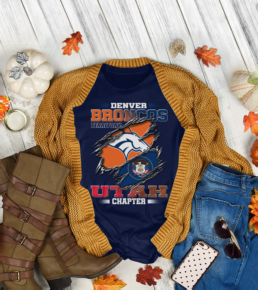 Denver Broncos Territory Utah Chapter T-Shirt