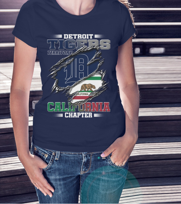 Detroit Tigers Territory California Chapter T-Shirt