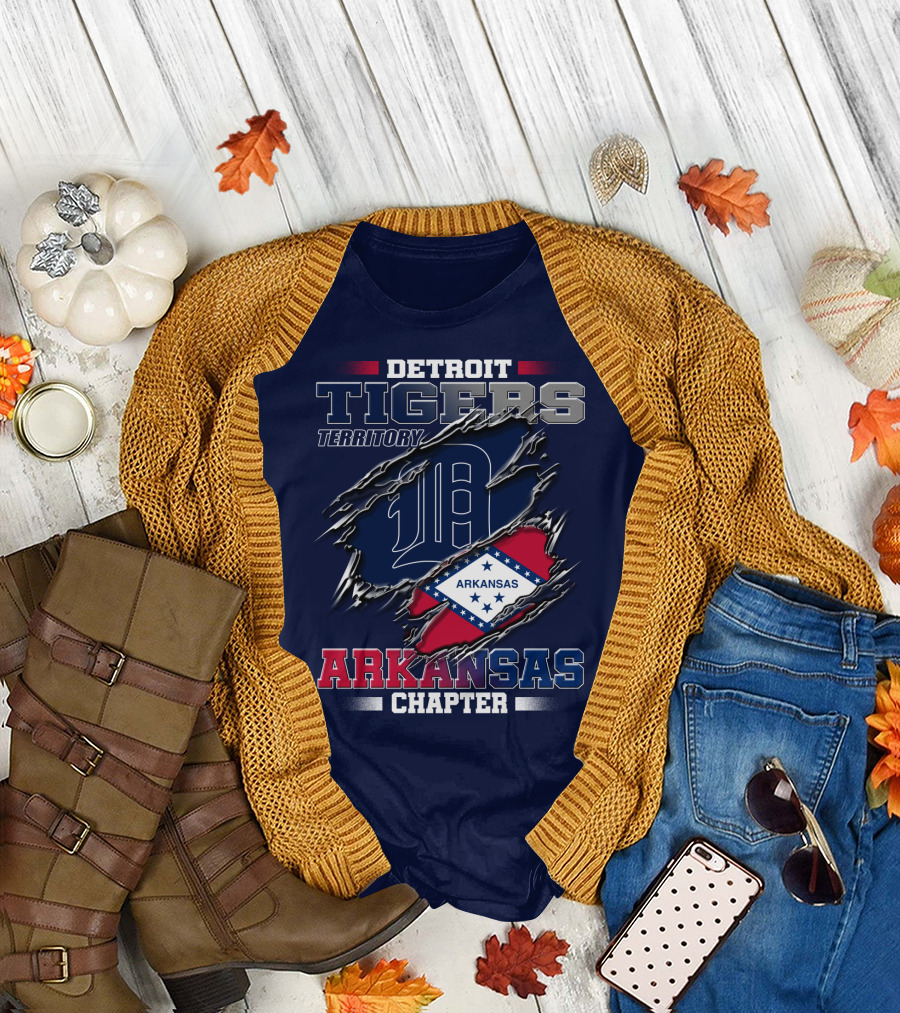 Detroit Tigers Territory Arkansas Chapter T-Shirt