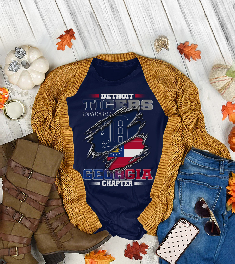 Detroit Tigers Territory Georgia Chapter T-Shirt