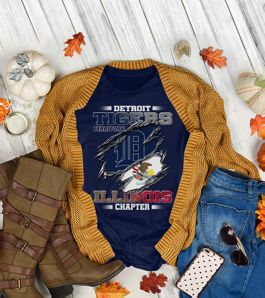 DETROIT TIGERS TERRITORY ILLINOIS CHAPTER T-Shirt