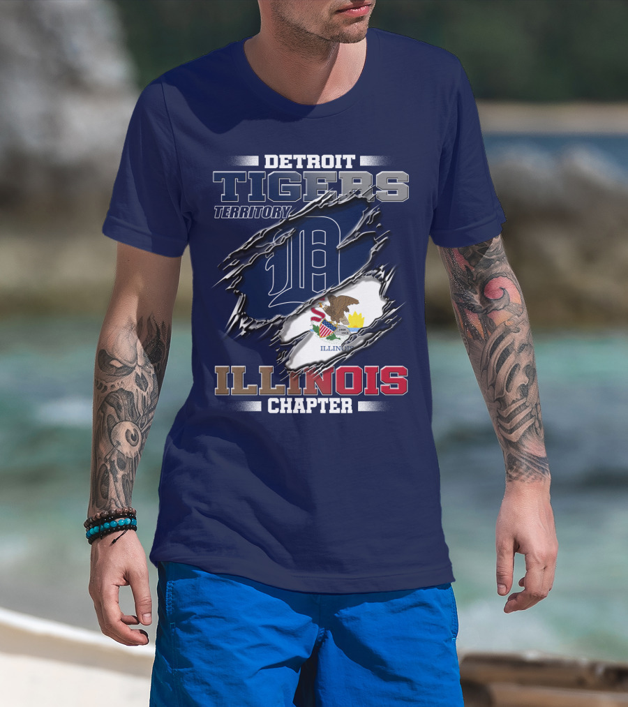 Detroit Tigers Territory Illinois Chapter T-Shirt