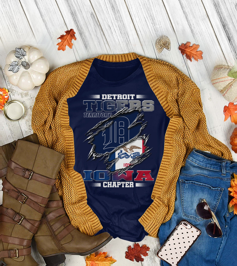 Detroit Tigers Territory Iowa Chapter T-Shirt