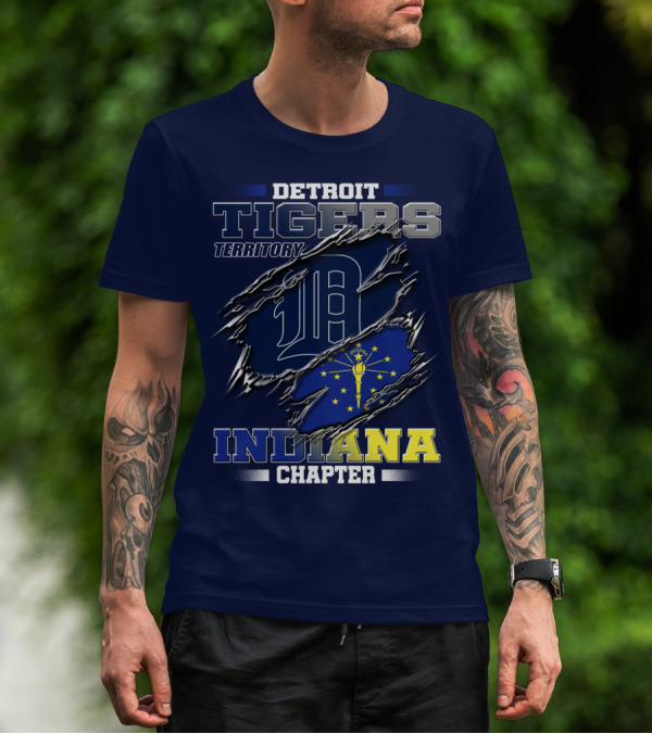 Detroit Tigers Territory Indiana Chapter T-Shirt