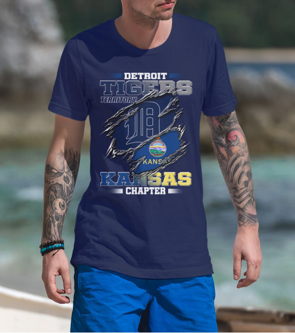 Detroit Tigers Territory Kansas Chapter T-Shirt