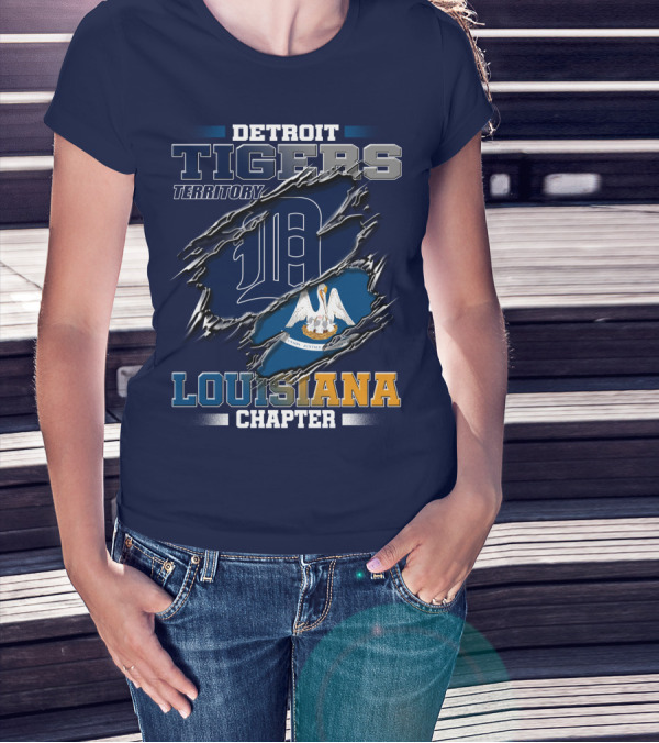 DETROIT TIGERS TERRITORY LOUISIANA CHAPTER T-Shirt