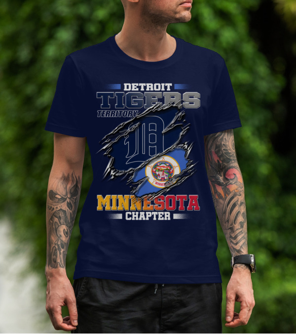Detroit Tigers Territory Minnesota Chapter T-Shirt