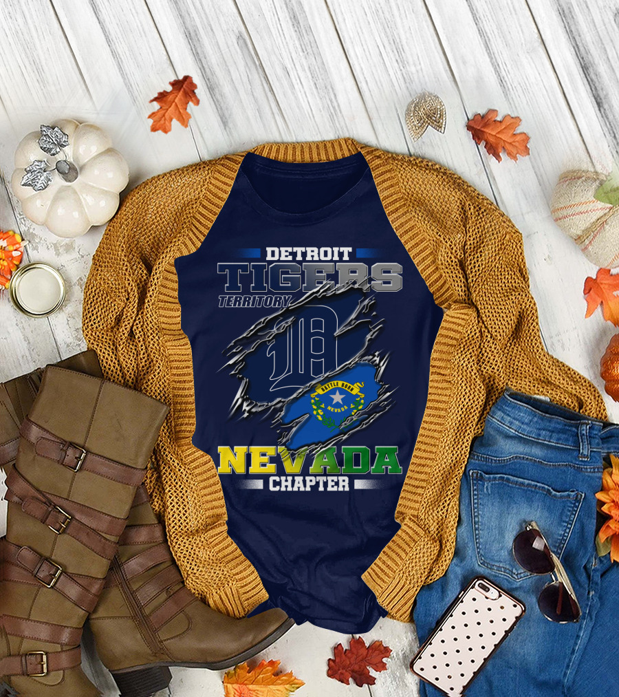 Detroit Tigers Territory Nevada Chapter T-Shirt