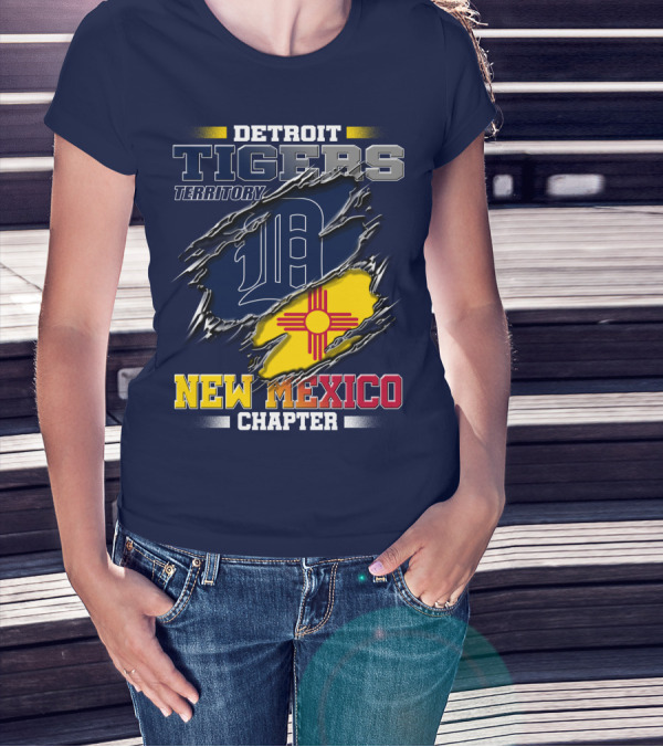 Detroit Tigers Territory New Mexico Chapter T-Shirt