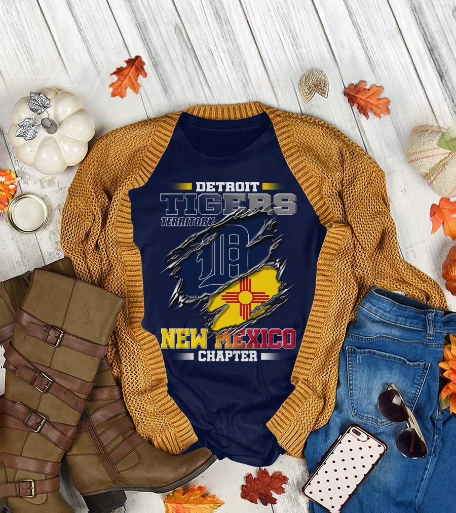 Detroit Tigers Territory New Mexico Chapter T-Shirt