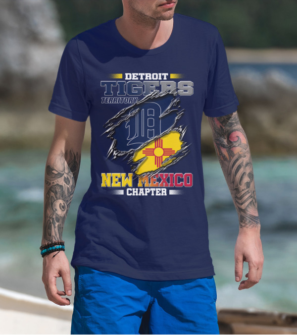 Detroit Tigers Territory New Mexico Chapter T-Shirt
