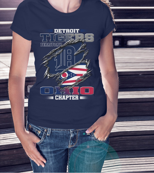 Detroit Tigers Territory Ohio Chapter T-Shirt