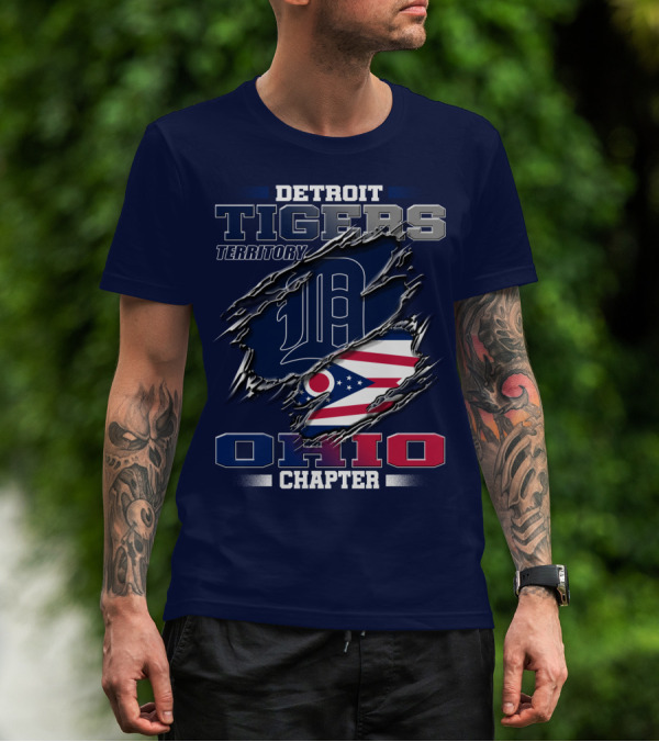 Detroit Tigers Territory Ohio Chapter T-Shirt
