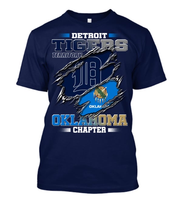 Detroit Tigers Territory Oklahoma Chapter T-Shirt