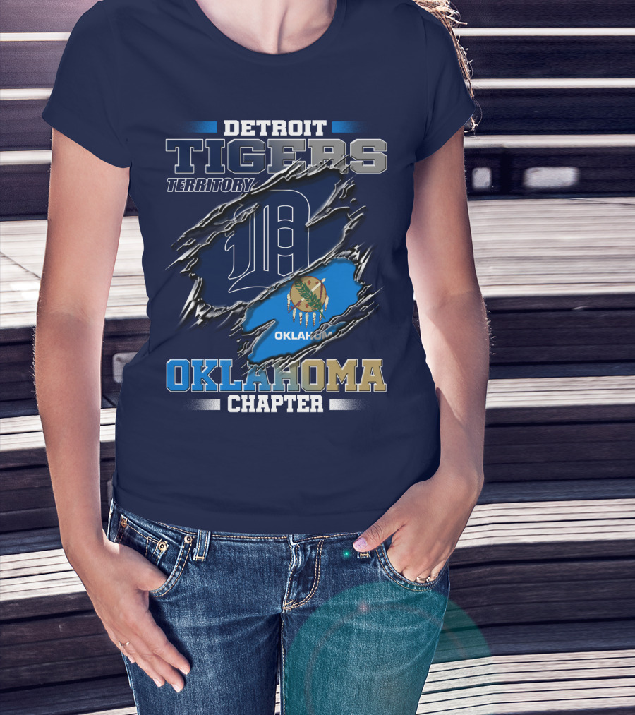 Detroit Tigers Territory Oklahoma Chapter T-Shirt
