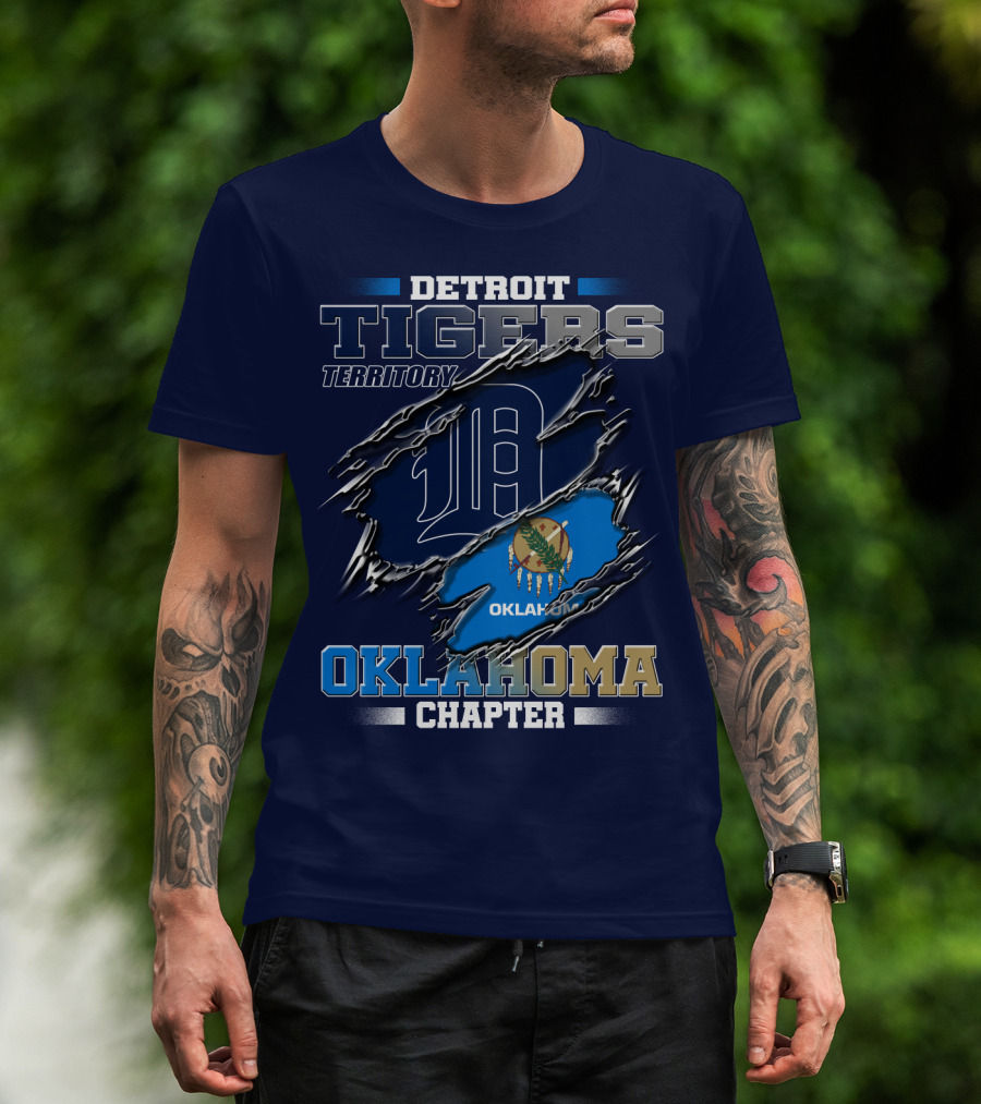 Detroit Tigers Territory Oklahoma Chapter T-Shirt