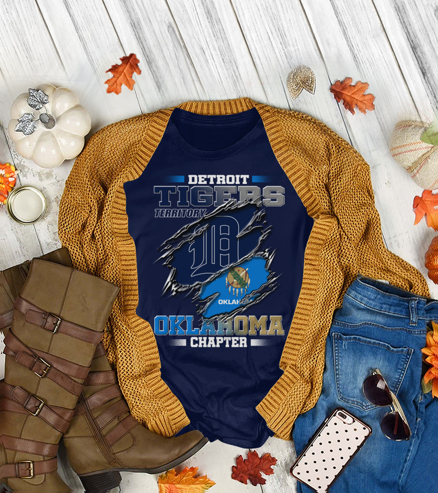 Detroit Tigers Territory Oklahoma Chapter T-Shirt
