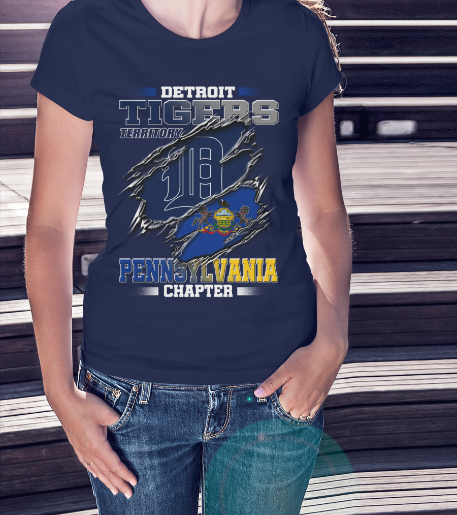 Detroit Tigers Territory Pennsylvania Chapter T-Shirt