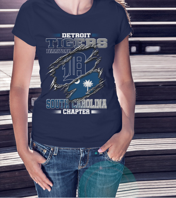 Detroit Tigers Territory South Carolina Chapter T-Shirt