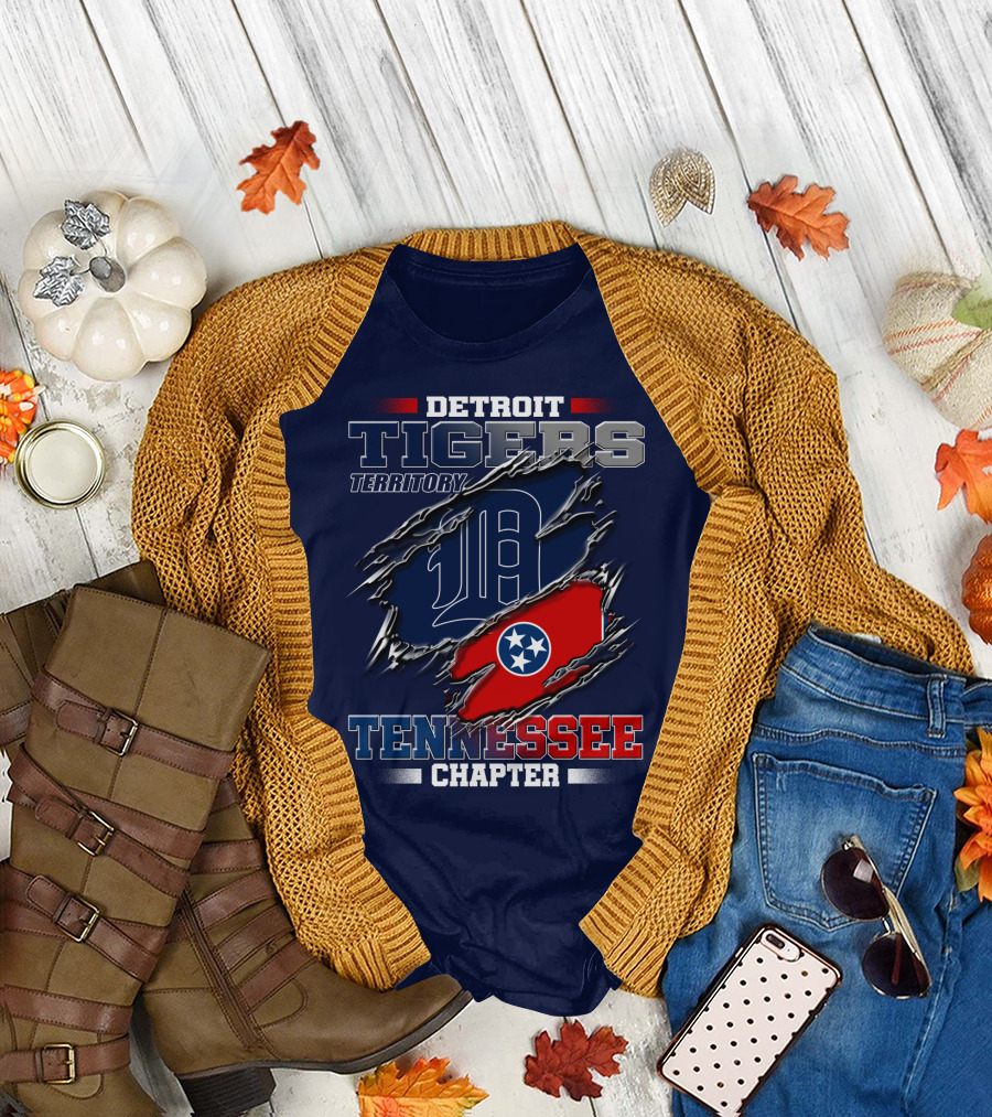 Detroit Tigers Territory Tennessee Chapter T-Shirt