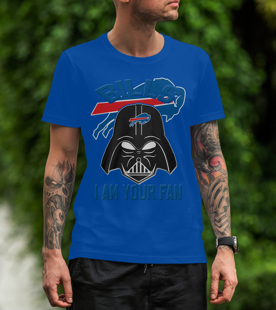 Buffalo Bills I Am Your Fan Darth Vader Helmet Nfl Crossover T-Shirt