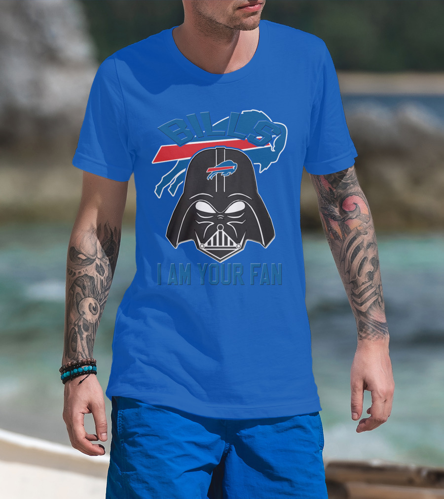 Buffalo Bills I Am Your Fan Darth Vader Helmet Nfl Crossover T-Shirt