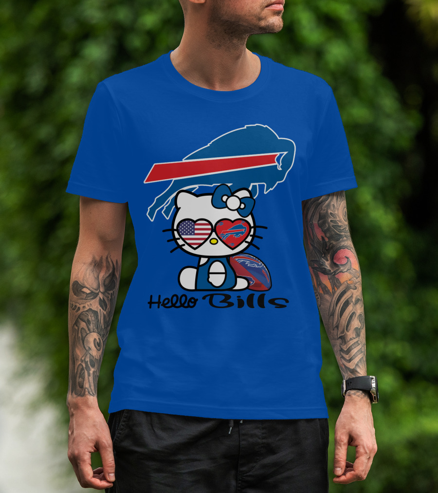 Hello Bills Buffalo Bills Football Hello Kitty T-Shirt