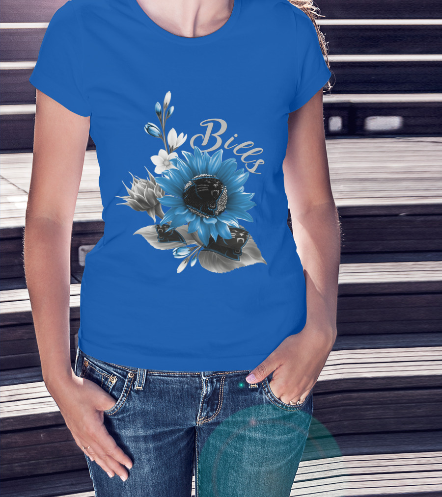 Carolina Panthers Bills Floral T-Shirt