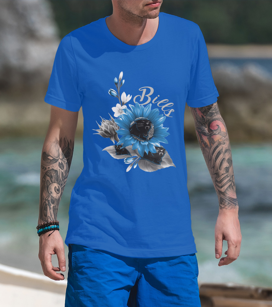Carolina Panthers Bills Floral T-Shirt