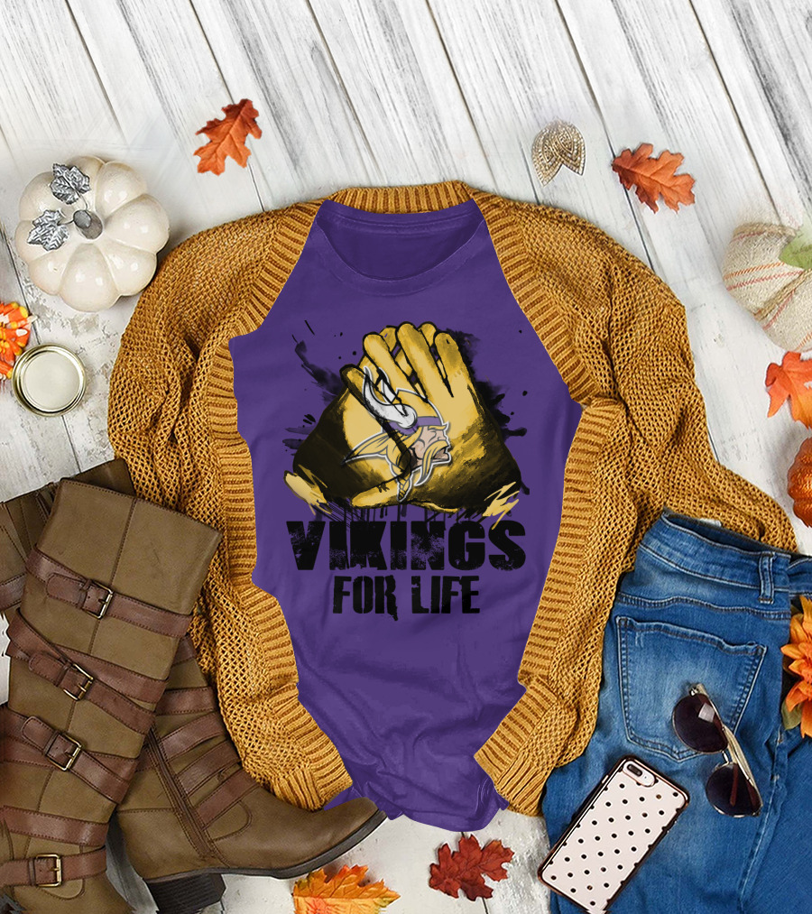 Vikings For Life Minnesota Vikings T-Shirt