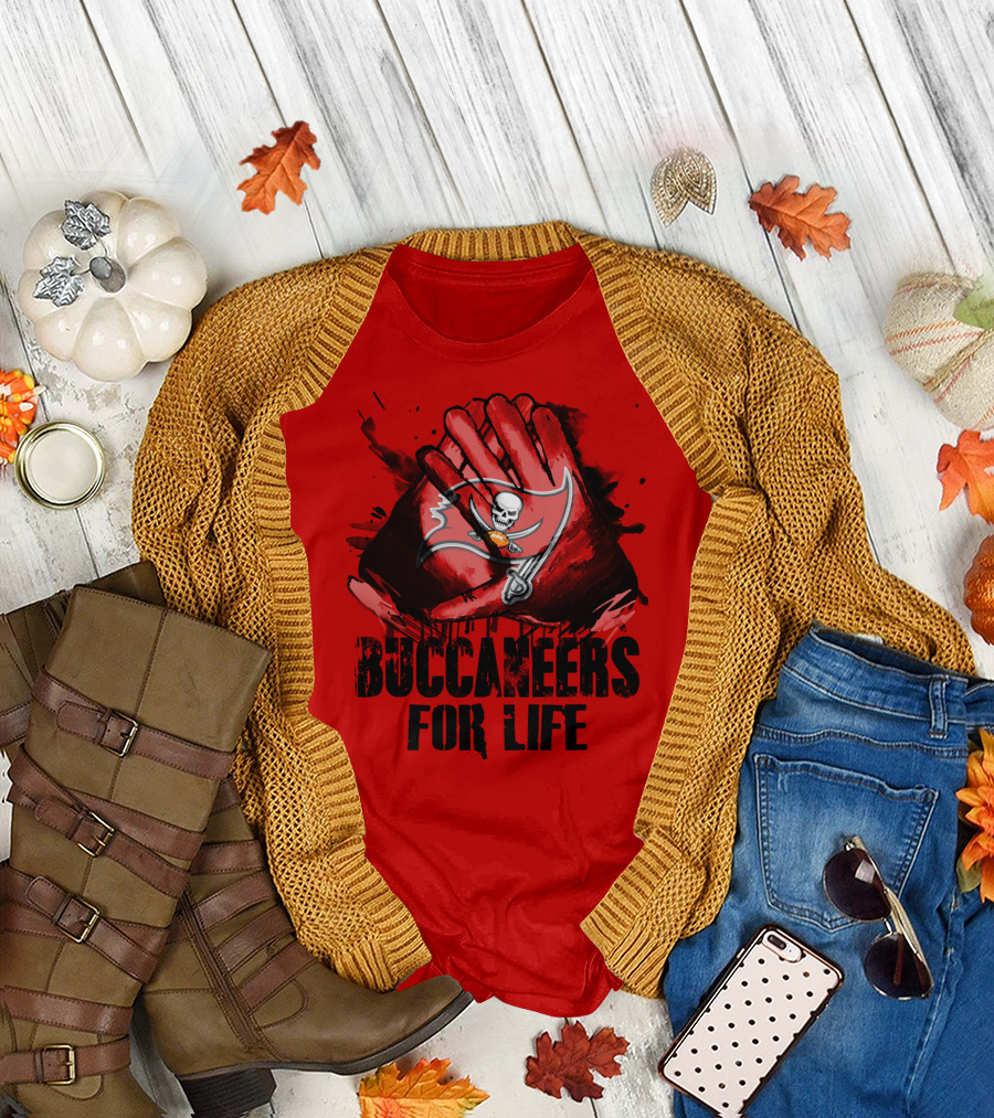Buccaneers For Life Tampa Bay Buccaneers T-Shirt