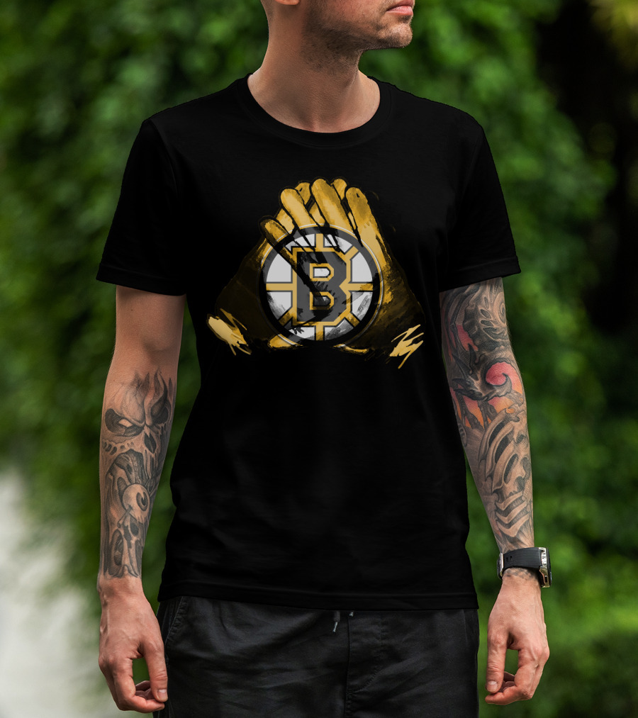 Boston Bruins Logo Bruins For Life T-Shirt