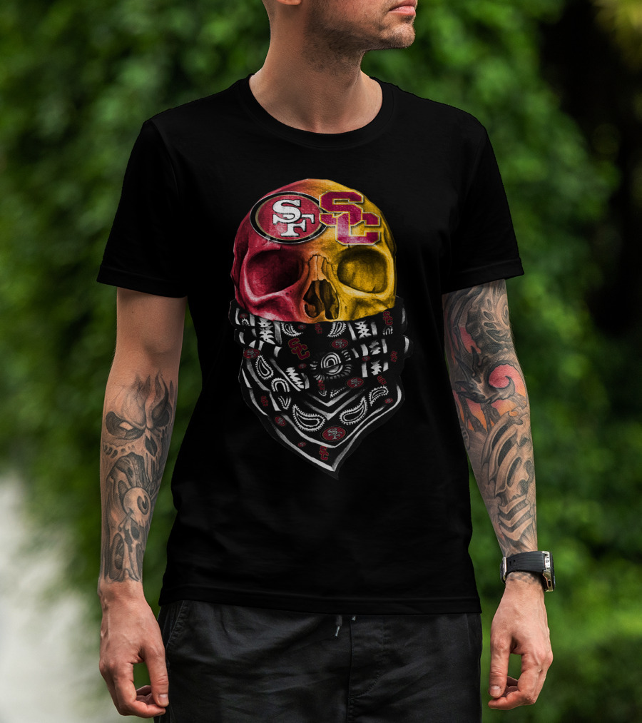 Sf Sc Skull Bandana T-Shirt