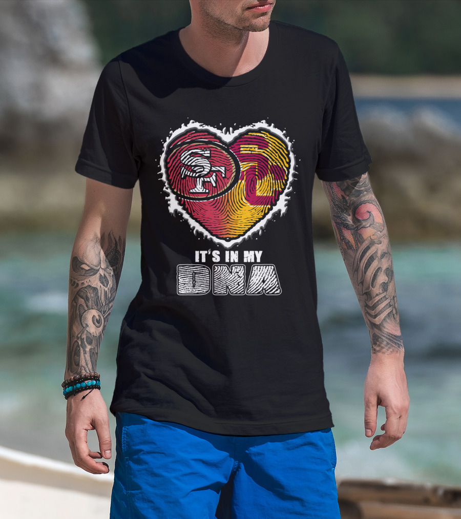 San Francisco Football Trojans It's In My Dna T-Shirt