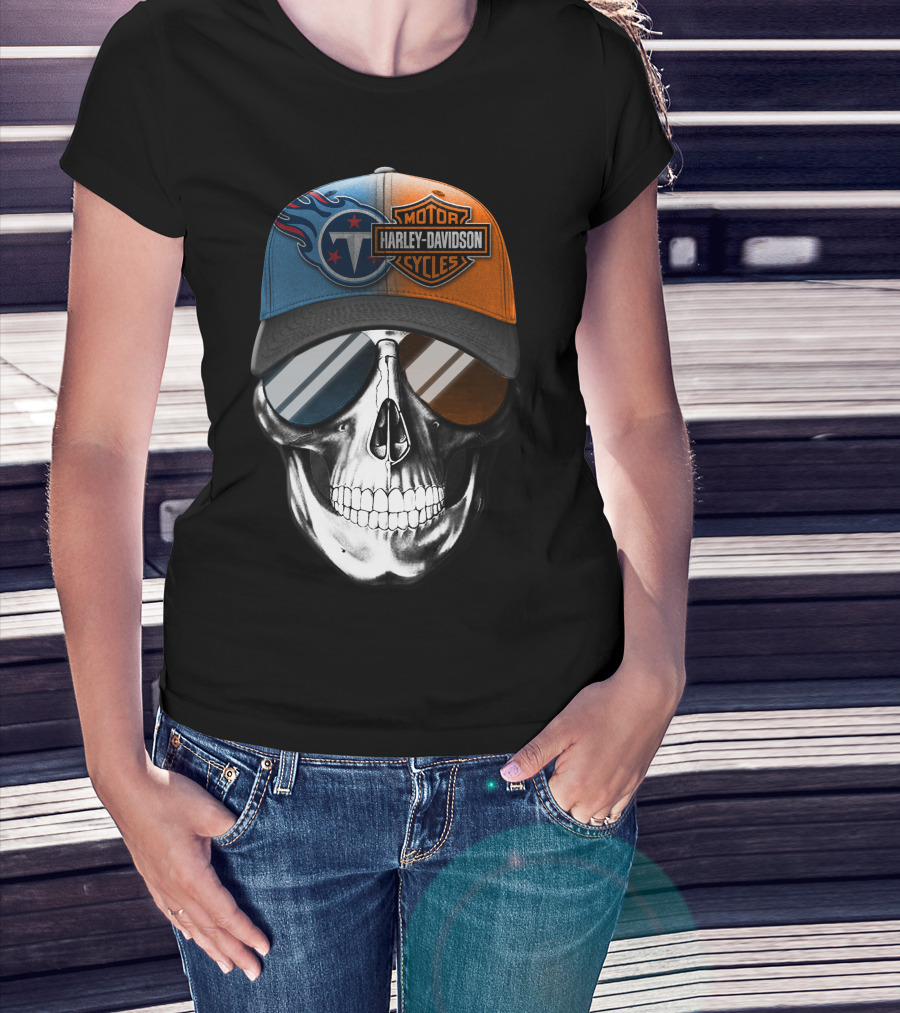 Harley Davidson Titans Skull 31Hl T-Shirt
