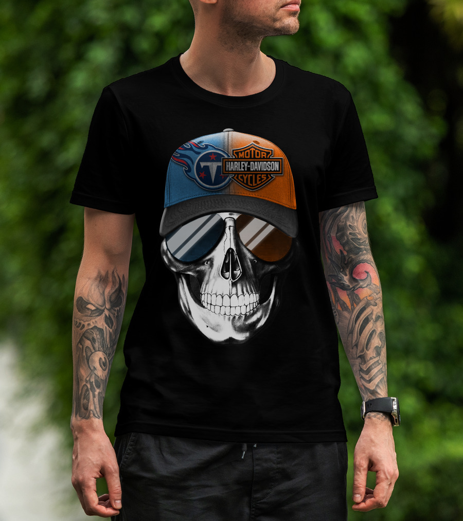 Harley Davidson Titans Skull 31Hl T-Shirt