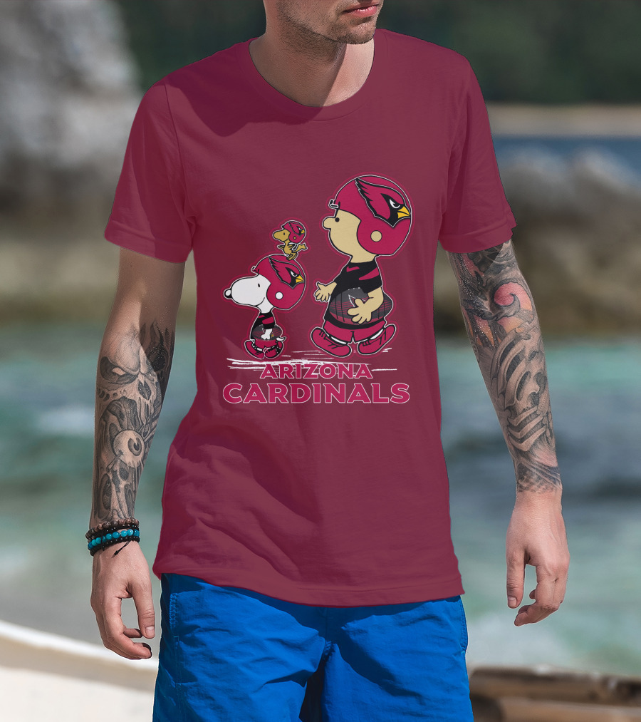 Arizona Cardinals Snpfootball Characters T-Shirt