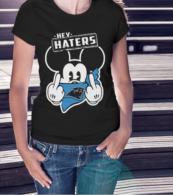 HEY HATERS MICK CAROLINA PANTHERS T-Shirt
