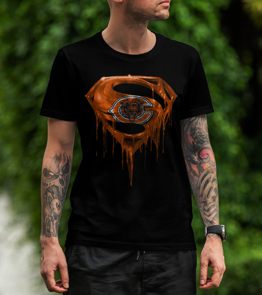 Chicago Bears Superhero Crossover T-Shirt