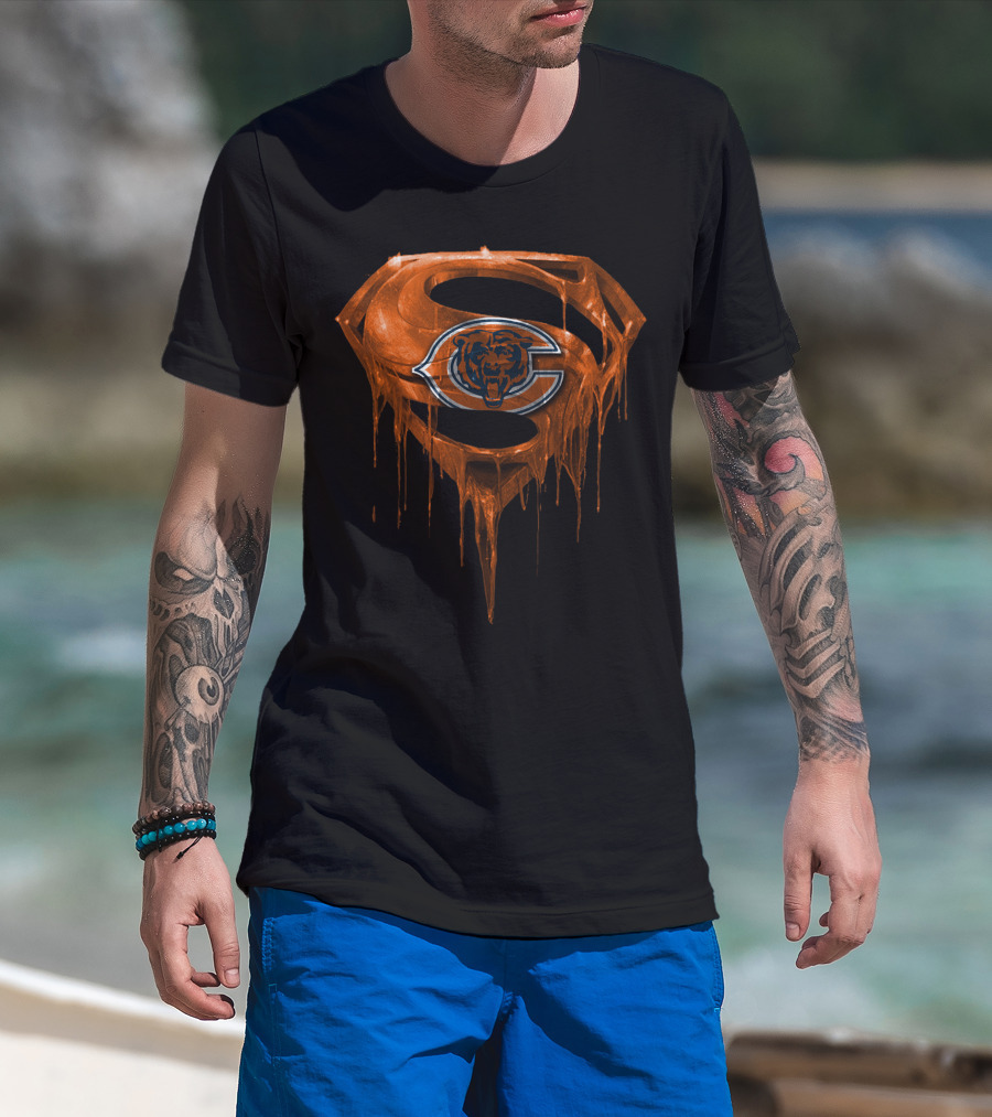 Chicago Bears Superhero Crossover T-Shirt