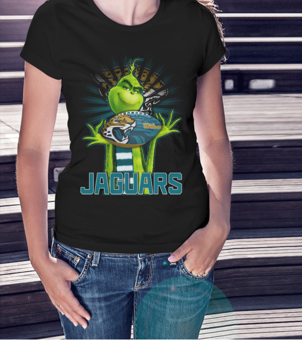 Grinch Jaguars Wilson Football Jacksonville T-Shirt