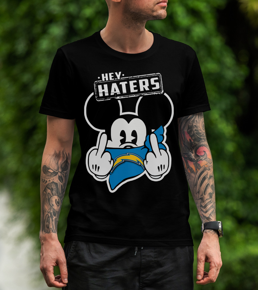 Hey Haters Mick Los Angeles Chargers T-Shirt