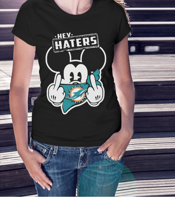 HEY HATERS Mick Miami Dolphins T-Shirt