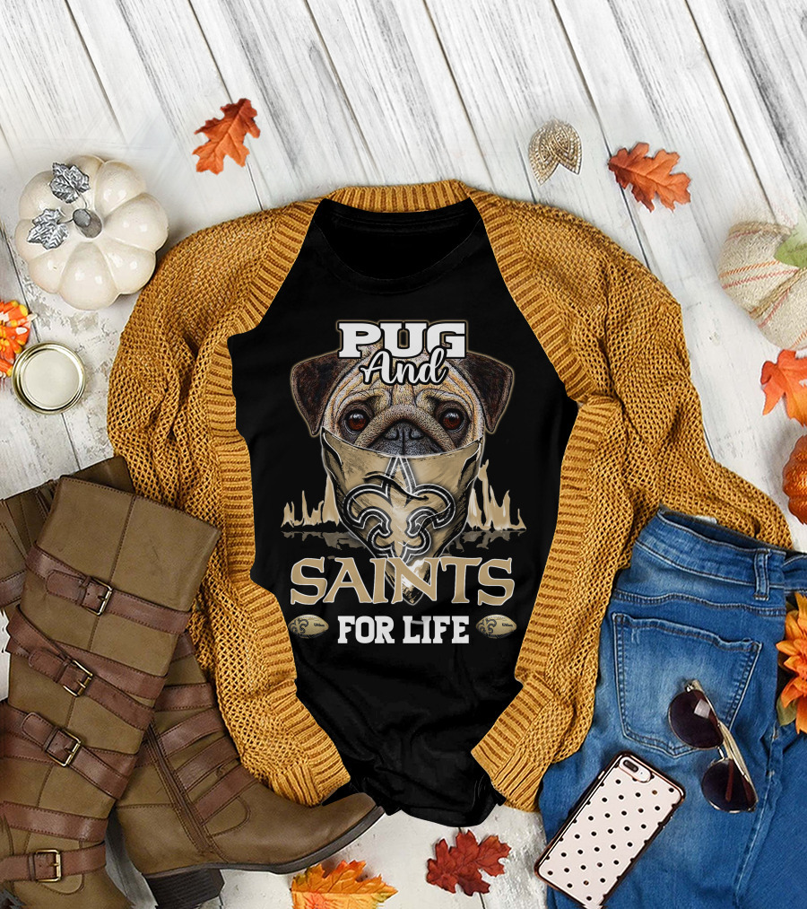 Pug and Saints for Life T-Shirt