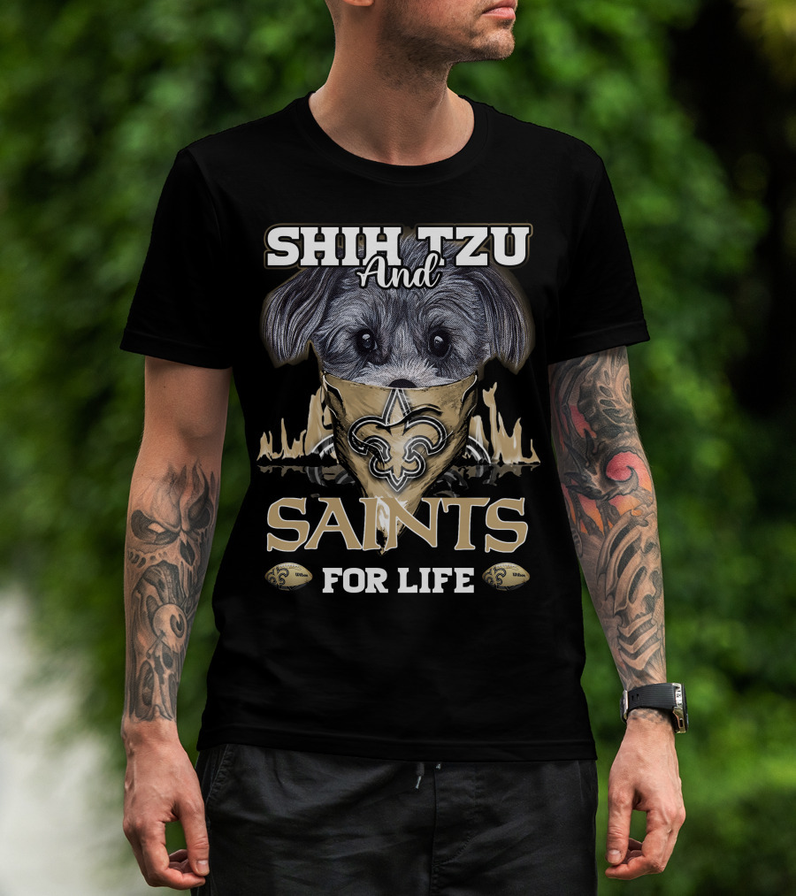 Shih Tzu And Saints For Life T-Shirt